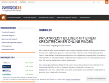 Tablet Screenshot of privatkredit-24.com